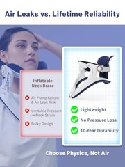 zenopax Cervical Traction Device, Neck Stretcher for Neck Support, Lightweight &