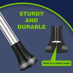 Heavy Duty Cane Tips 3/4 Inch (2-Pack) – Anti-Slip Rubber Feet for All Terrain S