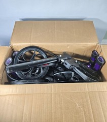 Aojin WB-2310 Folding Rollator Walker with Seat Purple Mobility Aid Open Box