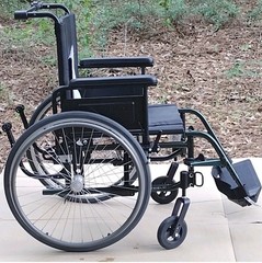 Quickie LXI Transit Folding Wheelchair In Mint Condition 18×17 Inches