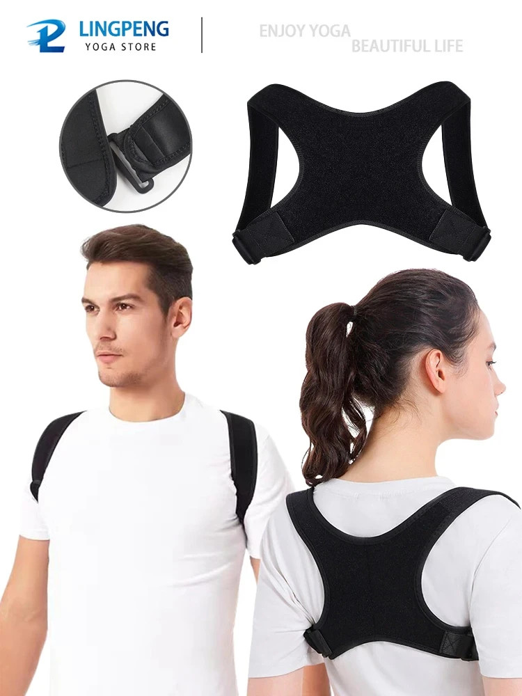 Back Posture Corrector Shoulder Straight Support Brace Belt Therapy Men Women