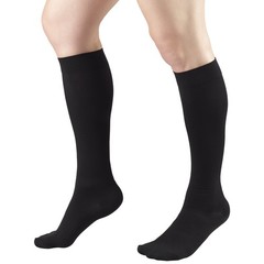 Truform Anti-Embolism Medical Compression Stockings Medium (1 Pair), Black