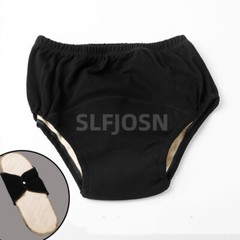 Cotton Incontinence Cloth Diaper Pants urine Leak-Proof for Women High Waisted