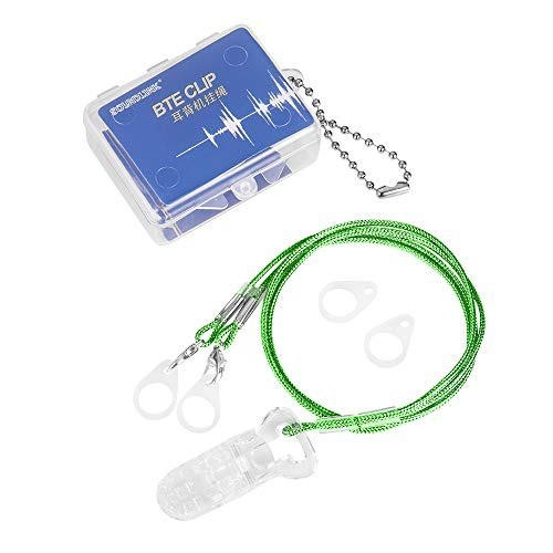 Hearing Aid Clip – Anti-Lost Hearing Aids Lanyard Protector BTE Clip Holder f…