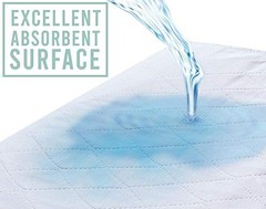 ® Washable Underpads 34″x36″ – Waterproof, Ultra-Absorbent Incontinence Bed P…
