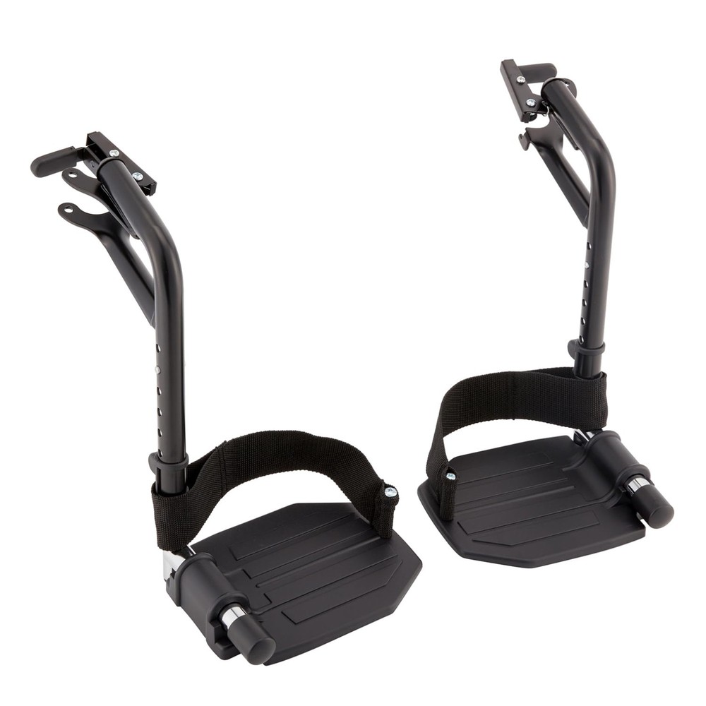 Adjustable Length Footrest with Heel Loops