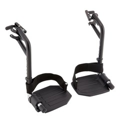 Adjustable Length Footrest with Heel Loops