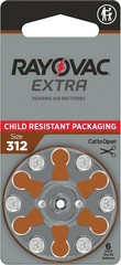 RAYOVAC Extra Advanced Hearing Aid Battery 312 – Pack of 60