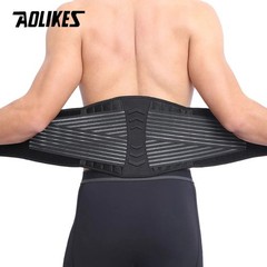 Lower Back Support Brace Lumbar Waist Belt Double Pull Breathable Belt Men Women