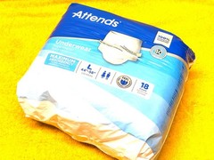PACK of (18) ATTENDS AP0730 DISPOSABLE UNDERWEAR SIZE LARGE 44″-58″