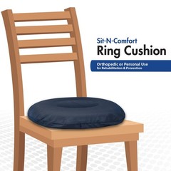 Sit-N-Cushion Ring Cushion – Puncture-Resistant Foam, Removable Cover