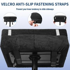 HuCPAPxi Knee Scooter Pad Cover with 2“ Removable Highly Resilient Black