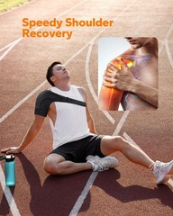 Shoulder Brace for Rotator Cuff Support, Adjustable Arm Sling for Pain Relief, C