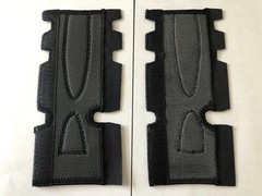 Wheelchair frame , footrests protectors Quickie, Tilite, Invacare Top End .