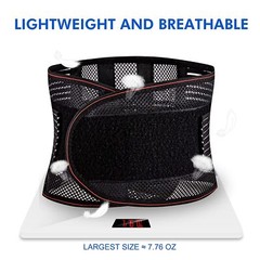 Back Brace Herniated Disc Lumbar Waist Support Belt For Lower Pain Relief Girdle