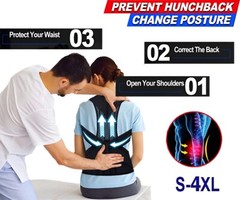 Adjustable Posture Corrector Back Straightener Support Shoulder Brace Men Women