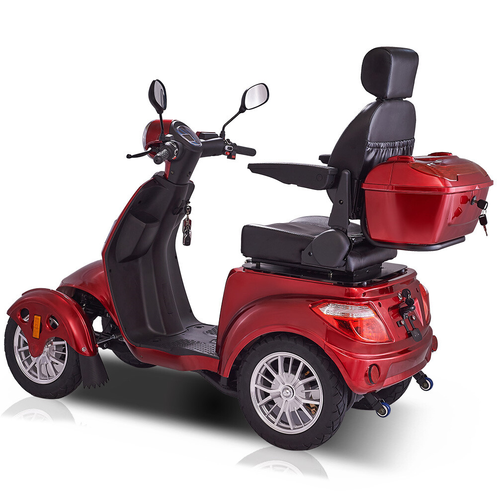Four-Wheels Travel Mobility Scooter 800W 60V 20AH battery Motor for Adult Senior