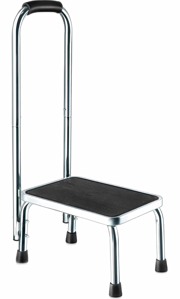 Step Stool with Handle for Adults Seniors Elderly Non Slip Medical Bed Bathroom