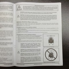 Owner’s Manual Used Pride INFMANU3992 Consumer Safety Guide