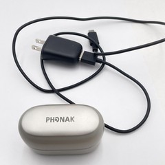 Phonak Charger RIC I Hearing Aid Charging Case USB-C Silver Lithuania Portable