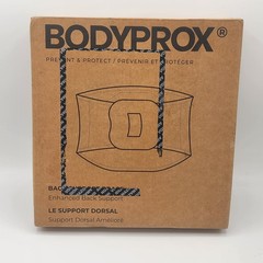 Bodyprox Lumbar Support Back Brace for Men and Women Size L 39.25-43.25 Inches