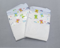 2-Pack of Kiddo Junior Plus Blue 2-Tape Plastic Backed Diaper Size Medium ABDL