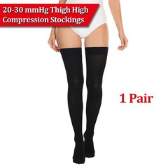 Thigh High Compression Stockings 20-30mmHg Medical Socks Varicose Veins Edema