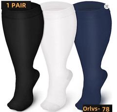 2XL-7XL Plus Size Compression Socks Over Support Stockings Women Men