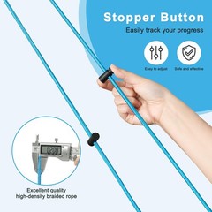 Fanwer Shoulder Pulley for Physical Therapy, Over The Door Big Pulley, Blue