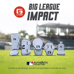 MLB Surge Baseball Elbow Guard, Black, Adult S/M