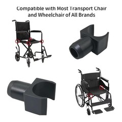 4x Wheelchair Seat Rail Guide Directly Replace Transport Chairs Common Parts