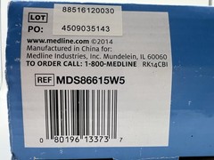 Medline 5″ Walker Wheels Accessories With Replacement Glide Caps 8 Levels NIB