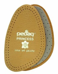 Pedag Princess 101 comfort insole, natural leather, prevents forefoot slipping
