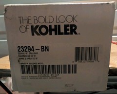 Kohler Square 23294-BN 18 in. Grab Bar in Vibrant Brushed Nickel