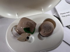 Goodmi GM-902 Rechargeable Hearing Aids Pair W/ Charging Case Beige OTC Adult