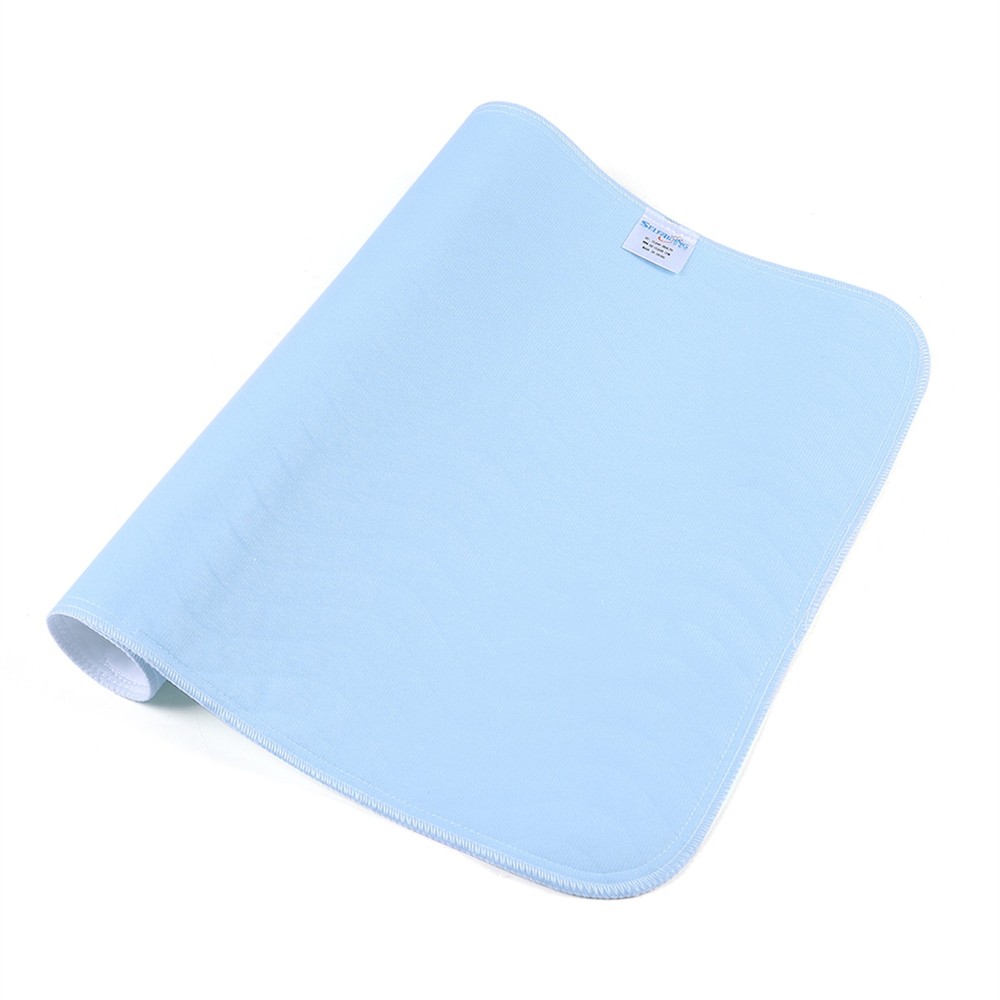 6x Reusable Washable Incontinence Pad – Blue/White, 45x60cm