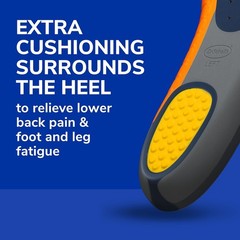 Dr. Scholl’s Heavy Duty Support Insoles Men 8-14 Arch Support Wide Feet 1 Pair