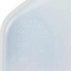 McKesson Male Urinal Urine Pee Bottle With Cover Lid 32 oz 1000 mL Pack of 12