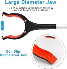 Versatile 32″ Aluminum Tool – Easy Trash Grabber for Indoor & Outdoor