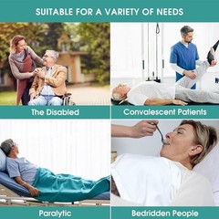 Heavy-Duty Waterproof Patient Transfer Sheet 70″x40″ – Reinforced Handles, 53…