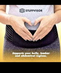 NEW Maternity Support Band. Back, Lumbar Abdominal Relief. Color Blk. NEW