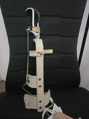 Pretending/Simulating Right Below Elbow, Body-Powered Prosthetic, Hosmer Model 5