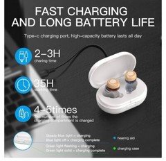 Swaloo Nano Rechargeable Touch Hearing Aids Amplifiers for Seniors and Adults