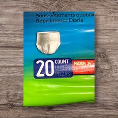 5 Pack – Prevail Per-Fit Daily Protective Underwear, Medium, 100 Count in Total