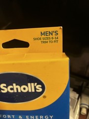Dr. Scholl’s Work Massaging Gel Advanced Insoles Men’s Sizes 8-14 1 PR