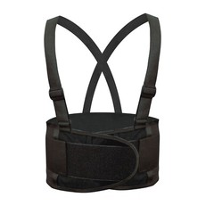 Lifting Support Weight Belt, Lower Back Brace Protects, Black (Pack of 1)