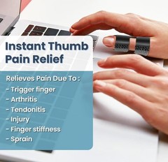 Thumb Splint Brace Trigger Finger Support 2PCS Arthritis Pain Relief Support New