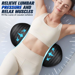 Lumbar Support Pillow,Ergonomic Memory Foam Lumbar Pillow for Chair and Bed ,Low