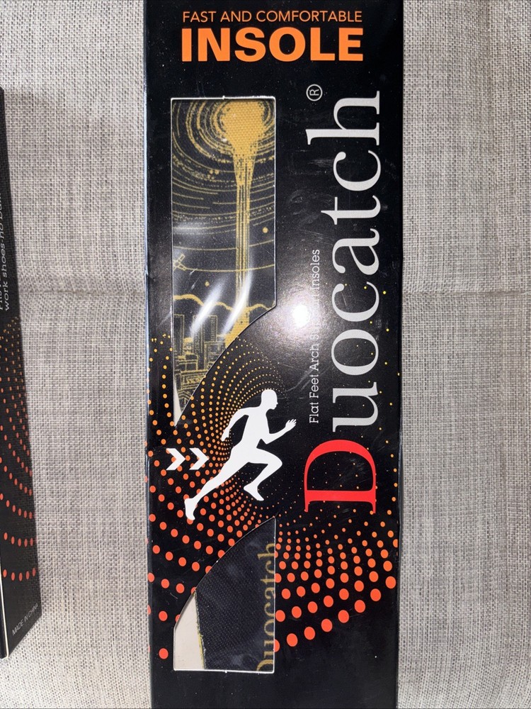 Duocatch Orthotic Insoles with High Arch Support Y: W 14. 5 -16.5 M 13-15