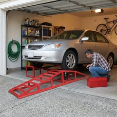 Car Maintenance Ramp Sloped Hydraulic Car Ramp Sturdy Duty Steel
